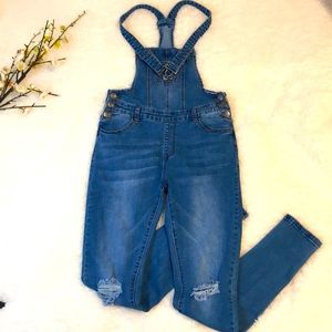 Skinny Jean overalls